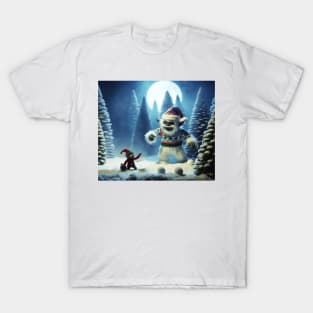 Believe in your-elf and the Christmas Yeti! T-Shirt